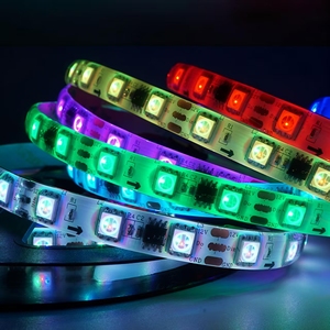 12V/24V RGB遥控发光二极管条SMD 5050 IP65-120LEDs/m硅胶景观照明，带CE/RoHS，用于户外装饰 - Product Image 1