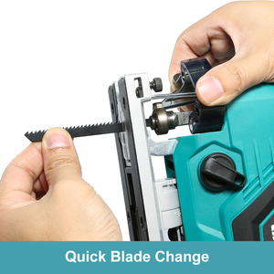 <strong>Variable</strong>-<strong>Speed</strong> <strong>Control</strong> Brushless 1&quot; Keyless Cordless Jig Saw 20V Li-ion Power Professional Construction Building Tools - Product Image 3