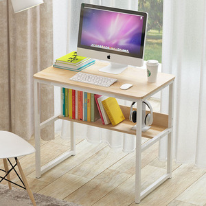 Escritorio DE ORDENADOR DE OFICINA respetuoso con el medio ambiente con estante Escritorio de mesa de ordenador práctico - Product Image 1