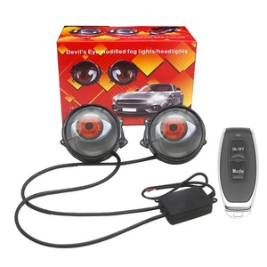 1.5W LED şeytan göz Lens mult-modu far Suzuki Swift Aveo için yeni durum 12V DRL araba ışık aksesuarları dış ticaret - Product Image 1