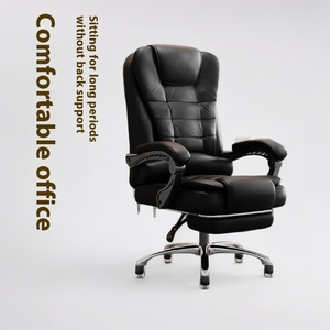 Ergonomische Moderne Designlift Bureaustoel Voor Thuisgebruik Comfortabele Rugleuning Voor Lang Zitten Gemaakt Van Synthetisch Leer - Product Image 2