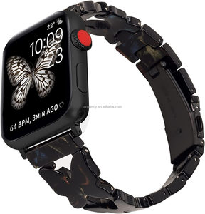 Apple Watchストラップ樹脂チェーンブレスレットiWatch Ultra2シリーズに適した新しいファッションスマートウォッチバンド変更キット98 7 - Product Image 3