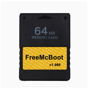8MB/16MB/32MB/64MBメモリカードデータストレージメモリカード用PS 2 PS2ゲームコンソールFMCB V1.966 (MC-PS2-V1.966)