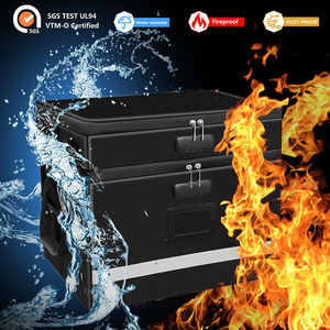 Tùy Chỉnh Xách Tay Nhà Văn Phòng 2-Hai Lớp Có Thể Tháo Rời Đóng Mở Chống Cháy An Toàn Tập Tin Tài Liệu Hộp Tổ Chức Với Khóa - Product Image 3