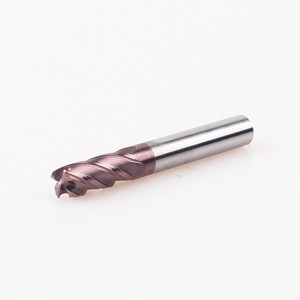 数控硬质合金2/3/4槽角半径立铣刀铣刀涂层 - Product Image 4