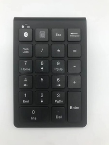 Teclado numérico inalámbrico Bluetooth 22 teclas Mini teclado numérico para portátil, escritorio, PC Windows, iOS, Android
