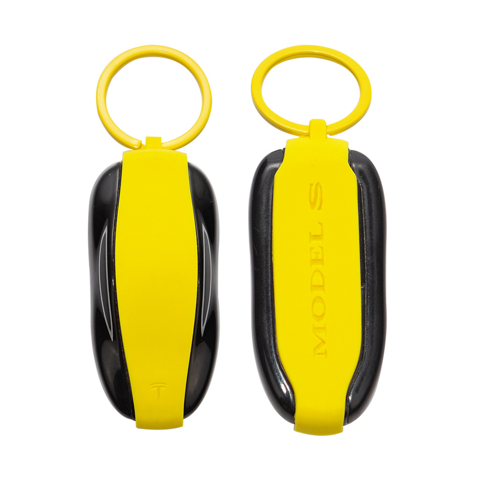 Modelo s amarillo