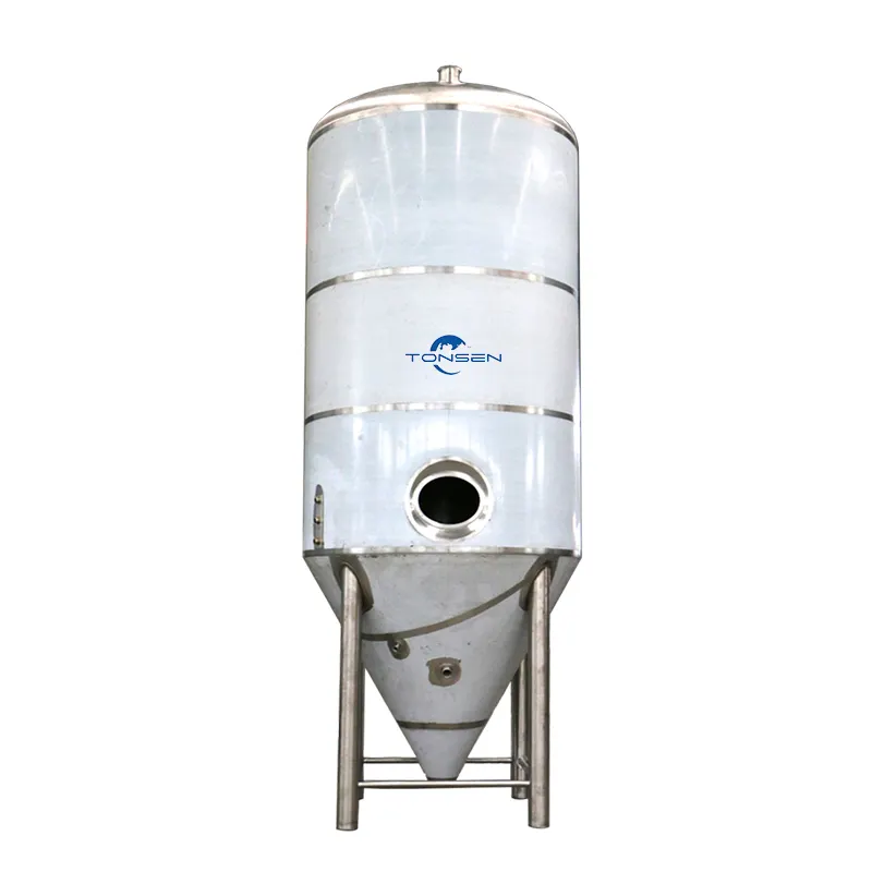 1000l Roestvrij Staal Kombucha Opslagtank Conische Mantel Bier Fermenter Cider Fermentatie Tank Te Koop