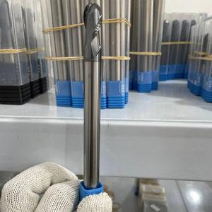 <span class=keywords><strong>End</strong></span> Mill uzun takım ömrü ile freze CNC araçları CNC 45HRC 55HRC 65HRC 2/3/4 flüt düz top burun köşe yarıçap uç frezesi - Product Image 4