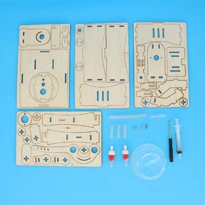 学生DIY科学ハンド油圧ポンプ物理STEM科学おもちゃ実験教材レバー原理アセンブリ - Product Image 3