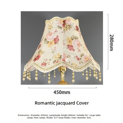 Romantico fondo jacquard con apertura 45 cm