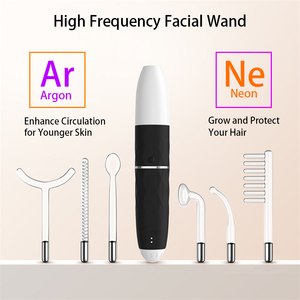 6 in 1 Professional Neon Argon High Frequency Facial Wand Acne Microcurrents <strong>Apparatus</strong> Anti Wrinkle Facial Device - Product Image 3