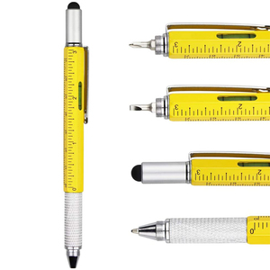 6 <strong>in</strong> <strong>1</strong> Tool Pen Functional Metal Touch Pen Set Father's Day Gift Pen for Men - Product Image 3