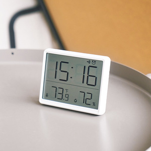 Magnetischer LCD-Digital wecker Großbild schirm Datum Temperatur Luft feuchtigkeit anzeige Multifunktion aler Schreibtisch kühlschrank Wand montage - Product Image 5