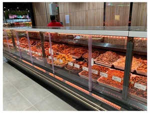 Cao Chất Lượng Hiển Thị Trong Tủ Lạnh Hải Sản Và Thịt Tươi Trường Hợp/Sang Trọng Delicatessen Tủ Hiển Thị Máy Làm Lạnh - Product Image 2