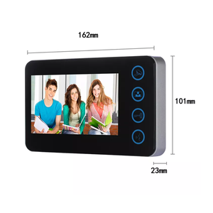 Sistema de intercomunicación multiapartamento Monitor de pantalla de 4,3 pulgadas desbloqueo intercomunicador para 12 apartamentos - Product Image 2