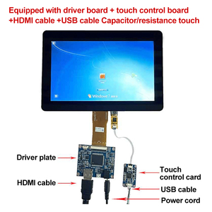 7 pollici <span class=keywords><strong>touch</strong></span> <span class=keywords><strong>screen</strong></span> 1024x600 BOE ips pannello industriale schermo di assemblaggio lvds interfaccia modulo <span class=keywords><strong>LCD</strong></span> schermo prezzo di fabbrica all'ingrosso