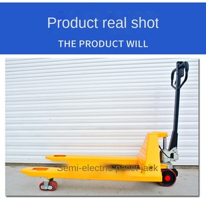 Gabelstapler 2 Tonnen 2,5 t 3 Tonnen 5 Tonnen manueller hydraulischer Paletten-LKW-Fahrer Push-Be-und Entladen von Paletten handhabung klein - Product Image 5