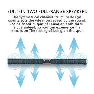 Portátil para sistema de barra de sonido de cine en casa Bluetooth con función de tarjeta TF Altavoz de TV inalámbrico para uso en computadora - Product Image 4