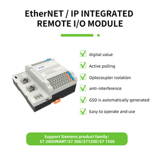 Wholesale Price 16 Digital <strong>Input</strong> and <strong>Output</strong> Remote IO Module Profinet Plc Programming Controller