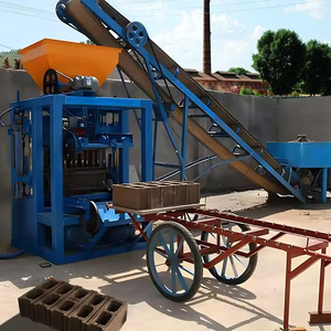 Maquinaria de fabricación de ladrillos para suelo mini hidráulica totalmente automática fácil de operar con 24 bloques en Ghana - Product Image 3