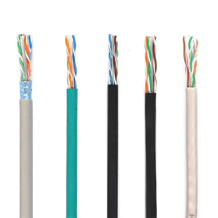 UTP Cat5e FTP CAT6 Cat6A CAT7 305เมตร1000FT สุทธิสาย RJ45สาย LAN