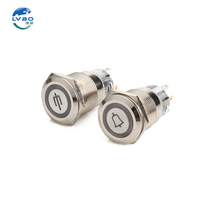 LVBO Elevator Ring LED Beleuchteter Druckknopf Druckknopf Ein Aus Schalter Beleuchteter Druckknopf - Product Image 5
