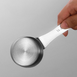 Mezun ölçüm bardaklarının 8 parçalı seti, paslanmaz çelik ölçüm bardaklarını baharat pişirme gram kahve ölçüm bardaklarını ısıtabilir - Product Image 6