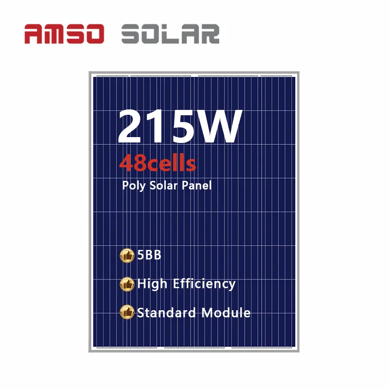 200w 215w 220w 225w 230w ألواح شمسية متعدد الكريستالات/ البلورات لوحة بولي. الشمسية 24v الطاقة الشمسية