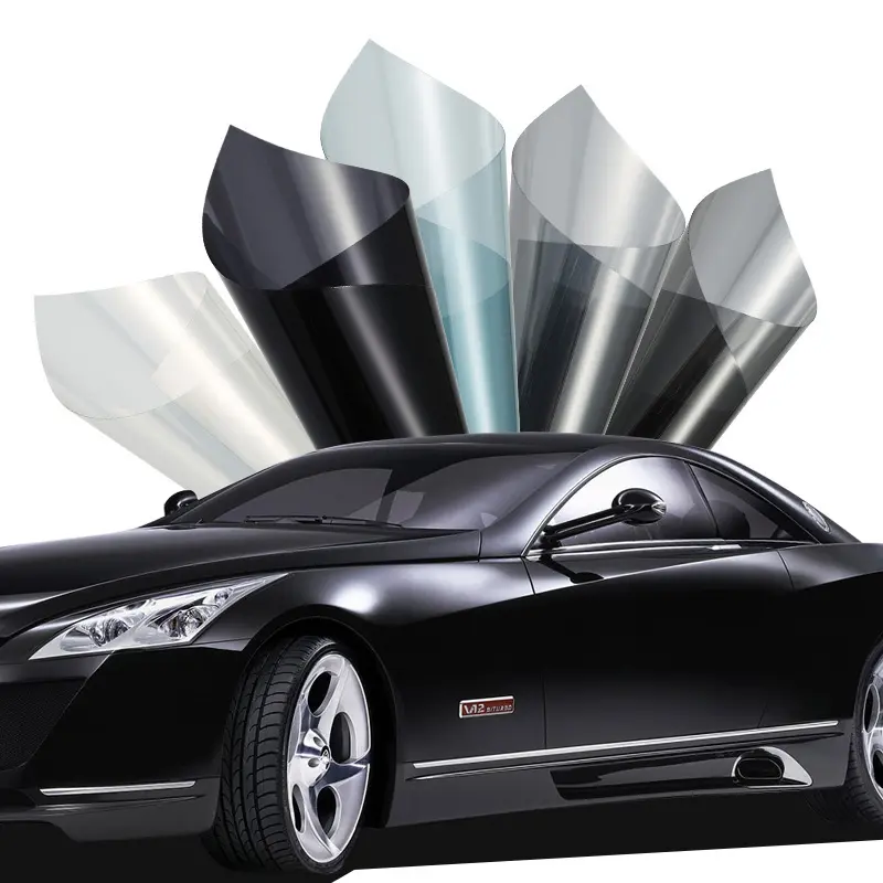 70% VLT araç yalıtım tedarikçisi koyu irr 88% araba güneş rulo otomatik koruyucu anti ısı cam pencere filmi renkli araba için