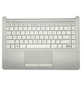 Reemplazo de la carcasa superior de plata Palmrest Touchpad Keyboard Assembly para HP 14Z-DK 14S-CF Laptop Model Computer Parts - Product Image 2