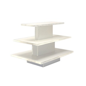 White Retail Wooden <strong>Display</strong> <strong>Tables</strong> for Garment Shop - Product Image 1