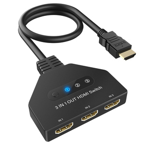 <strong>Hdmi</strong> Switch with cable 3 in 1 Out <strong>HDMI</strong> Switch with Cable