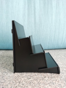 Encimera 3 Step Riser Craft Shows Display Racks Posavasos portátil de madera Soporte de exhibición de mesa al por menor - Product Image 6