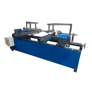 45-90 derece çift uç trim testere makinesi butting testere paneli testere ahşap pano kesme ve kenar makinesi otomatik pencere kapı için - Product Image 6