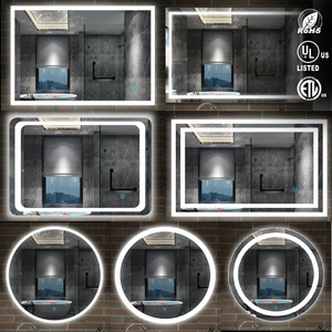 热卖镜子定制智能触摸传感器防雾墙镜浴室发光二极管灯镜 - Product Image 1