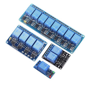 Módulo de relé de disparo de bajo nivel, 5/12/24V,1/2/4/6/8/16 canales, con salida de relé optoacoplador, módulo de control inteligente para el hogar - Product Image 1