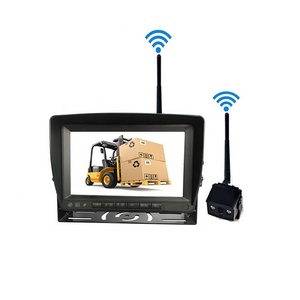Mini carregador iluminado DC12V-24VAHD 720p, sistema sem fio para câmera, pareamento de 2.4g, anti interferência, com monitor <span class=keywords><strong>lcd</strong></span> tft de 7 polegadas para caminhão de ônibus