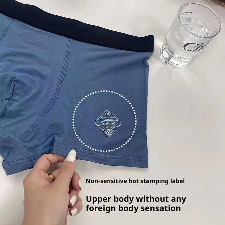 Widened Waist Head Boxers Super Elastic Comfortable Boxeadores Breathable Underwear Antibacterial Moisture Absorption Men Boxers