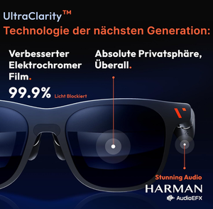 Vestiture Pro Xr/Ar-Briller, 135 120Hz 1000 Nits-Skerm, Harman Lyd, Elektrokrom Film, Til Iphone 16/15/Android/Mac/Pc/Dampdek - Product Image 3
