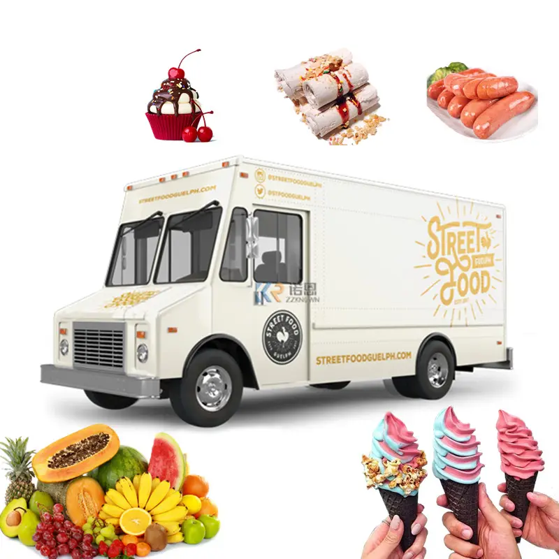 مخصصة سيارة طعام كهربائية الشارع المطبخ عربة تناول الطعام CE نقطة وافق عربة غذاء متنقلة مع الطبخ المعدات