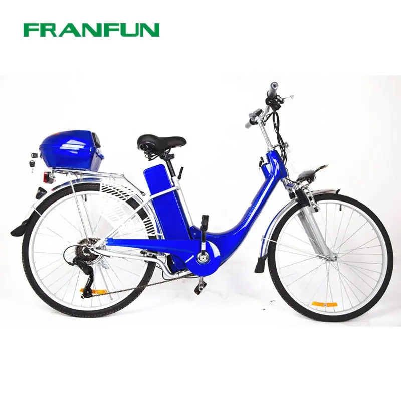 Road bikes electric 26 inch low price city bicycle electric family cargo bike