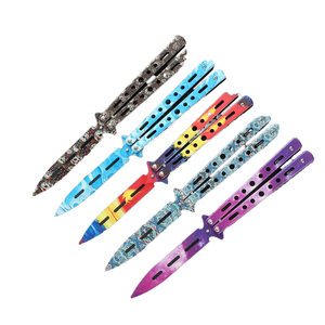 CSGO pisau luar ruangan portabel, mainan baja tahan karat bisa dilipat DIY berkemah - Product Image 1