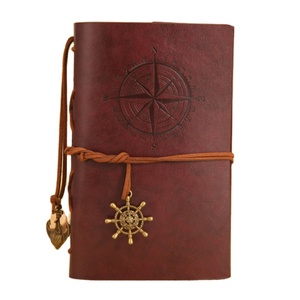 Quaderno personalizzato in pelle PU diario di viaggio vuoto diario di scrittura ricaricabile taccuino Planner pagine sfoderate Vintage raccoglitore note libro - Product Image 1