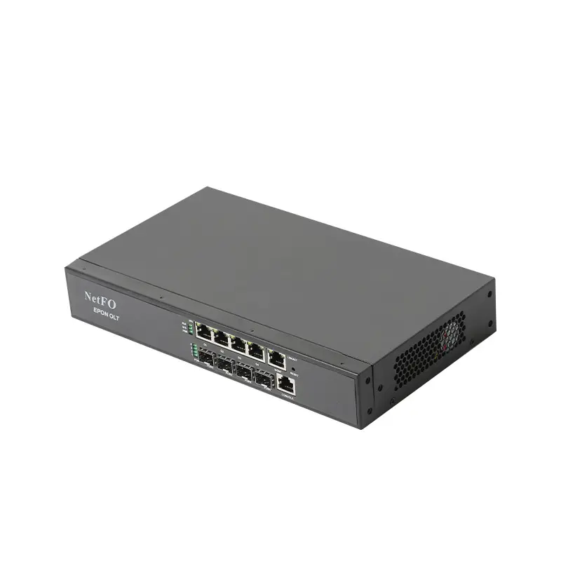Mini Gpon Olt 4 Port Gpon Epon Olt Gigabit Ethernet Pon Olt Fttx Bedrade Lan-Netwerken