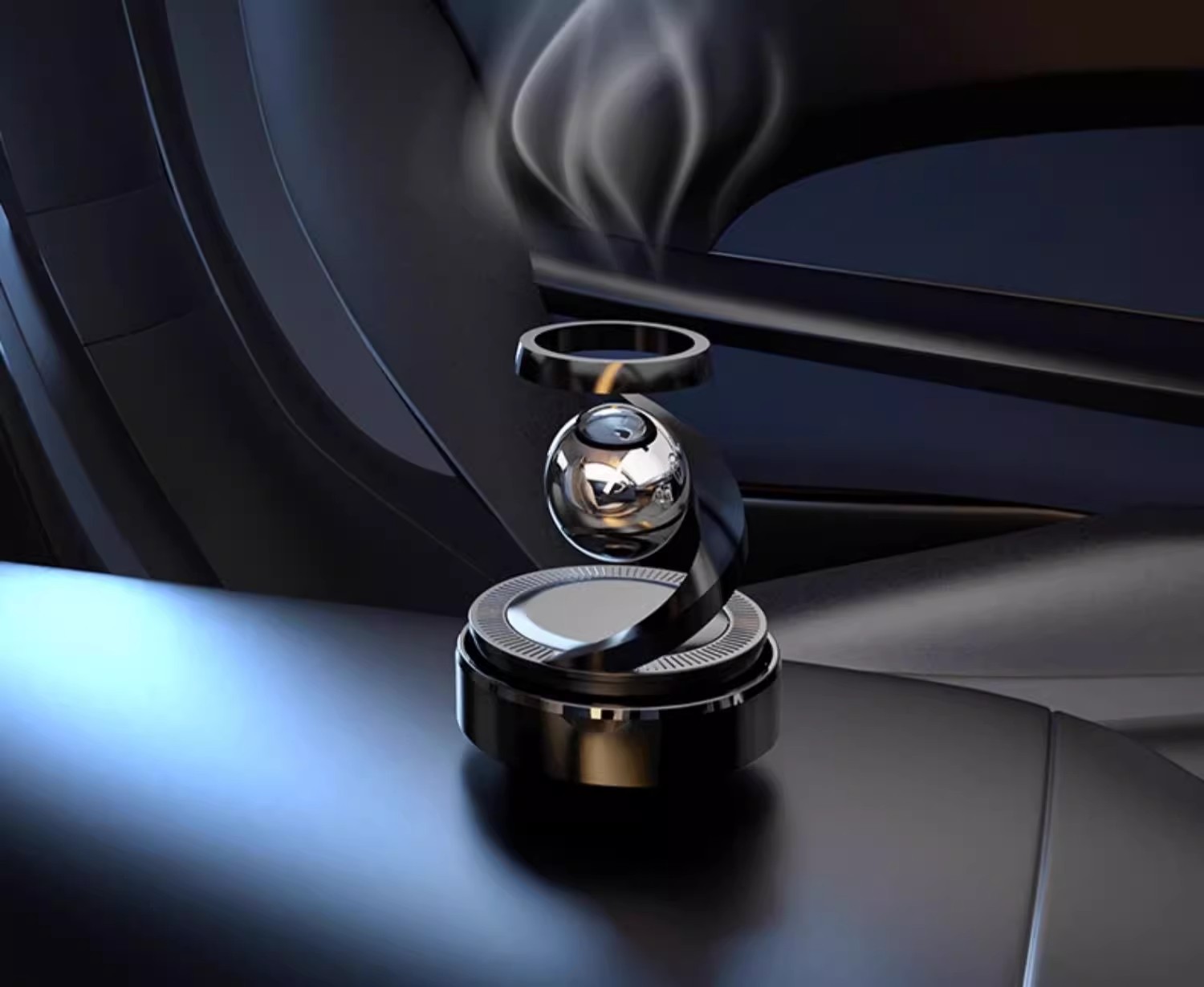 Solar vehicle-mounted rotary fragrance 1-ocean flavor
