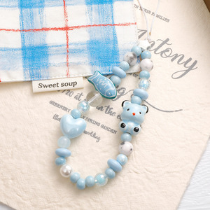 गर्म बिक्री रंगीन बीड्स हाथ से पेंट किए गए बेड्स diy ब्रेसलेट चार्ट राल शिल्प के लिए गोंद कवैई आकर्षण - Product Image 4