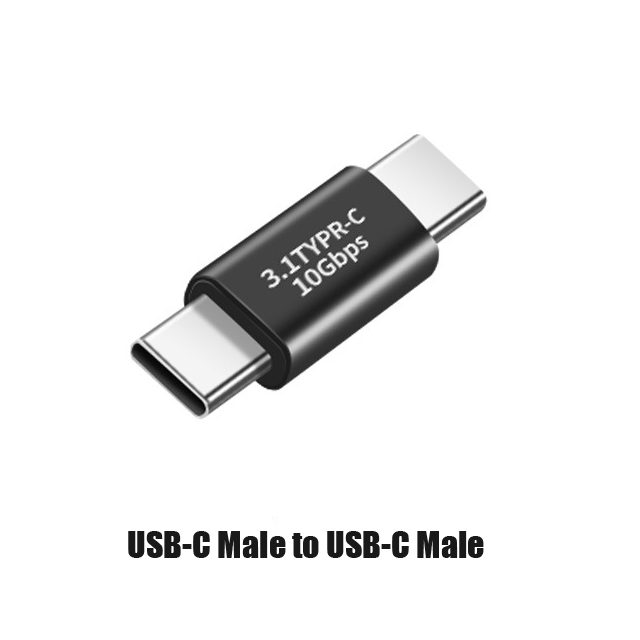 Nero 10G USB3.1 USB-C Maschio a USB-C Maschio