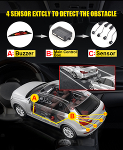 Car Parking <strong>Sensor</strong> Reverse Parking <strong>Sensor</strong> <strong>Backup</strong> Radar Detector Parking <strong>Sensor</strong> With LED Display - Product Image 4