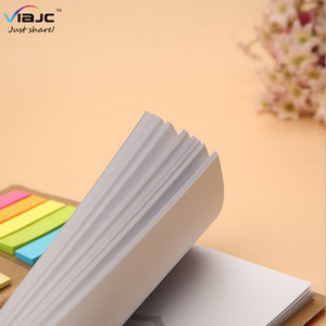 Personalizzato notebook sticky note di Auto-Adesivo colorato sticker bookmark notepad memo pad con penna set di stampa di marchio - Product Image 5
